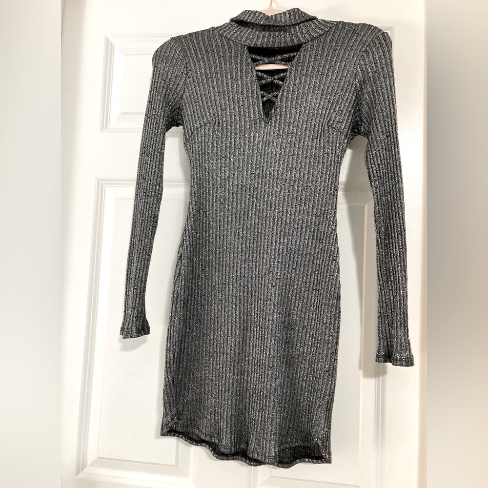 Sparkle long sleeve dress